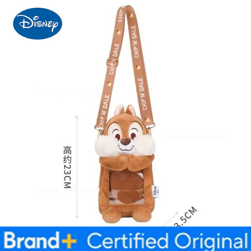 Disney Chip n Dale Mobile Phone Shoulder Crossbody Bag Cartoon Cute Doll Touch Screen Portable Mobile Phone Bag Birthday Gift H251225