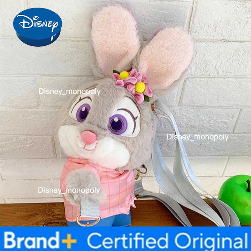 Disney Judy Nick New Plush Backpack Cartoon Cute Mini Plush Backpack Fashion Trend Casual Plush Doll Girl Bag High Quality H251225