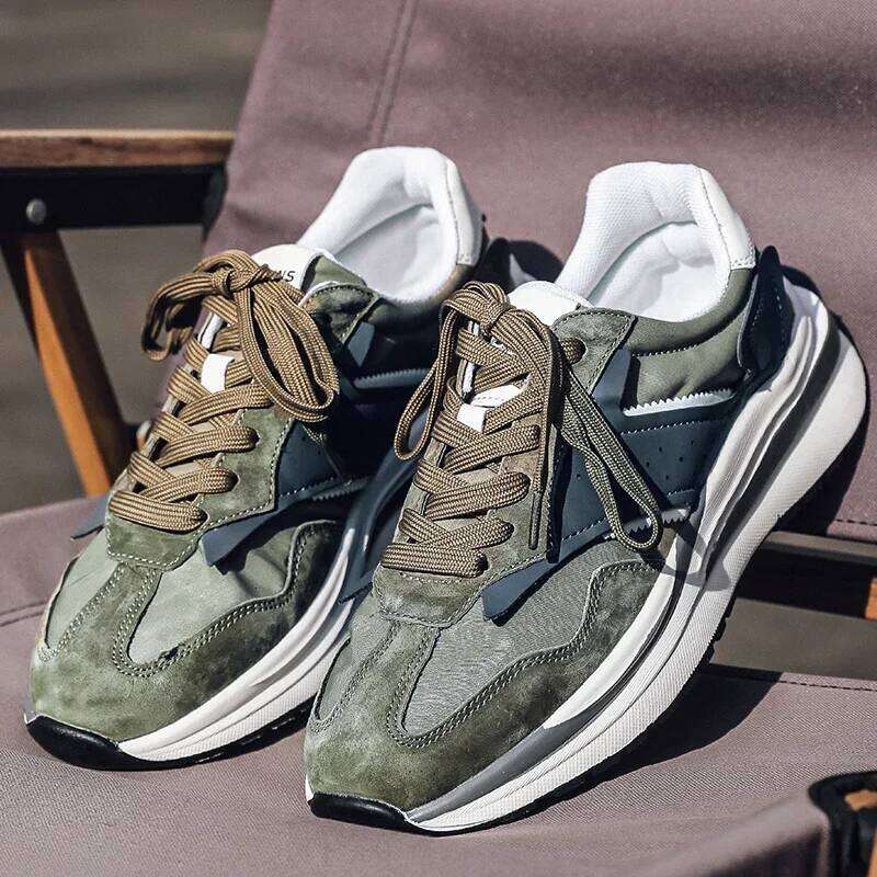 Spring Autumn New Trendy Retro Travel Casual Thick Soled Wear Resistant Outdoor Sneakers Anti Slip Comfort Running Shoes X251225
