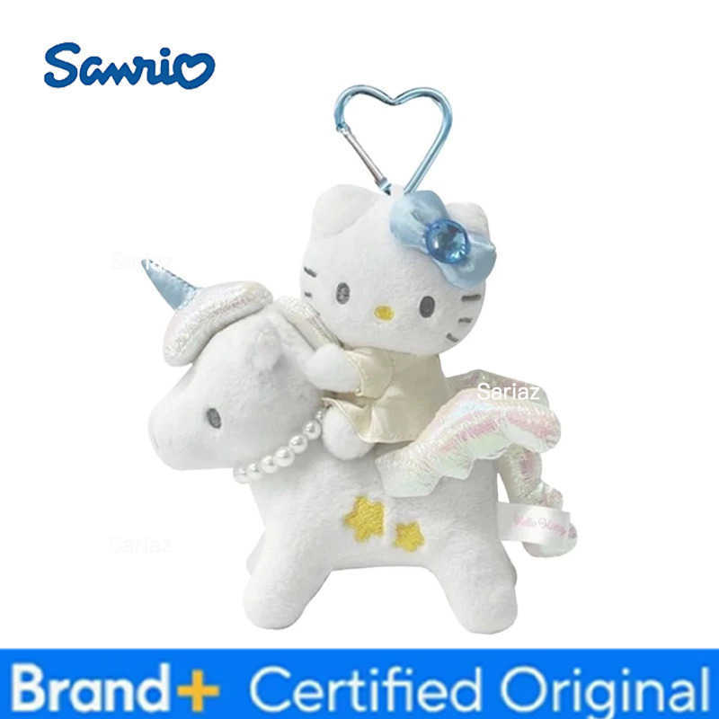 Sanrio 15Cm Kawaii Long Legs Heisei Hot Girl Kitt cat Plush Keychain my melody Pendant Cartoon Doll Toy Bag Pendant Gift H251225
