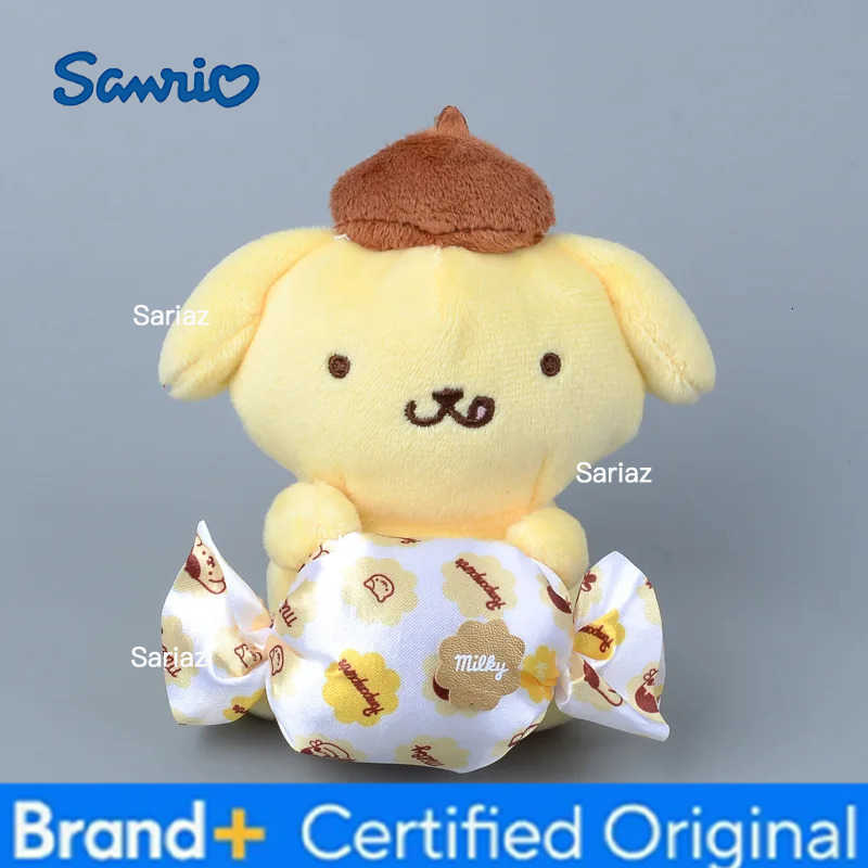 Sanrio joint name Lollipop Kuromi Melody Cinnamoroll Hellokitty Purin Plush Pendant Kawaii Cartoon Stuffed Bag Backpack Keychain H251225