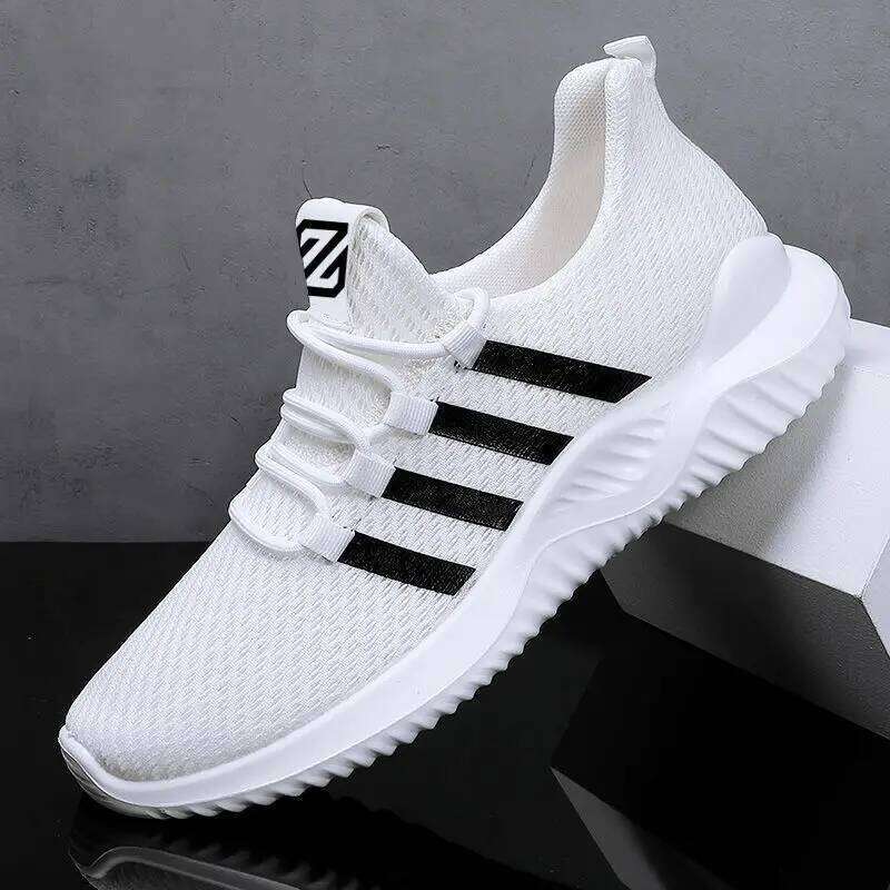 Lightweight Men's Running Outdoor Breathable Men Sports Shoes Anti-slip Male Sneakers Fashion Flexible Tennis Lace-up 3744 X251225