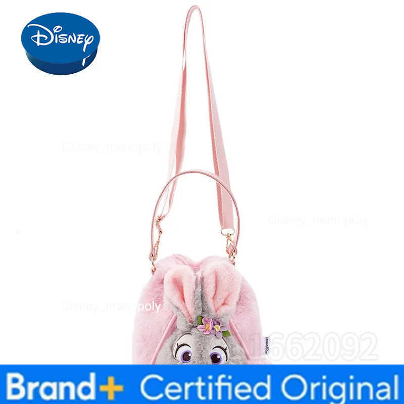 Disney Judy New Plush Womens Handbag Cartoon Cute Womens Plush Shoulder Messenger Bag Fashion Casual Womens Bag High Quality H251225
