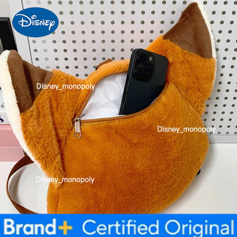 Disney Girls Cartoon 2026 New Judy Nick 3D Backpack Super Cute Plush School Bag for Girls H251225