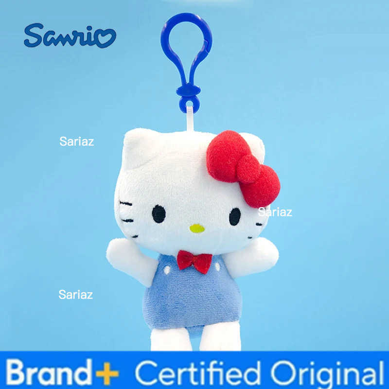 Sanrio New Plush Toys Small Pendant Hello Kitty 50th Anniversary Plush Dolls Cute Fashion Boutique Dolls Kids Birthday Gifts H251225