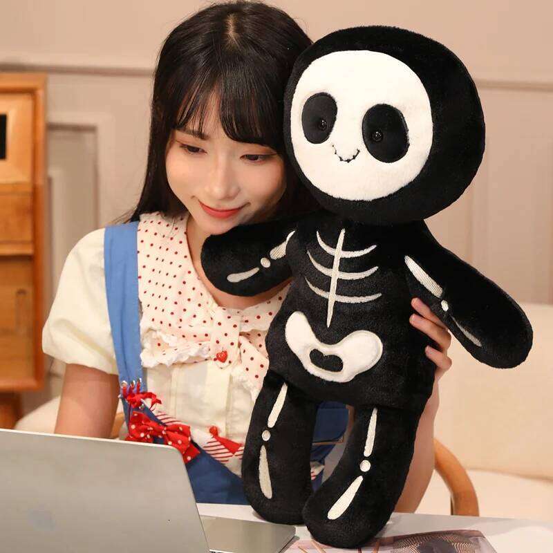 Halloween Plush Toys Stuffed Skeleton Mummy Plushies Bag Pendant Funny Prank Doll Cuddly Pillow Party Home Decor Gifts X251225
