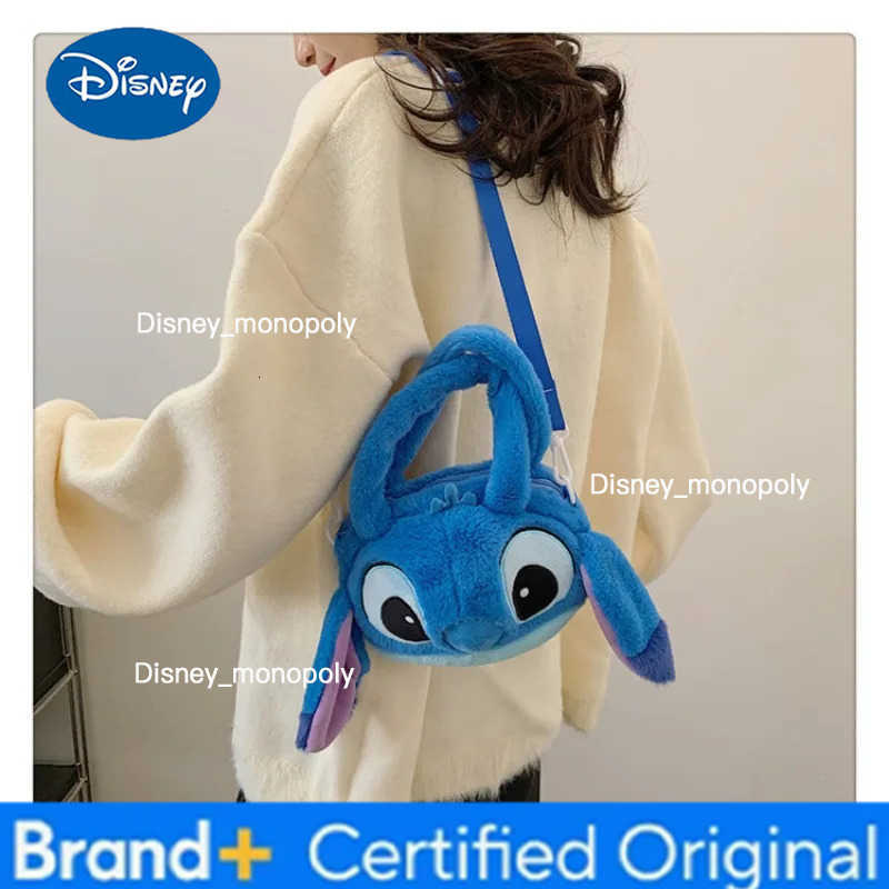 Disney New Lilo Stitch Plush Toys Kawaii Plush Messenger Bag Girl Handbag Anime Stuffed Toys Children Cartoon Plushie Soft Bag H251225