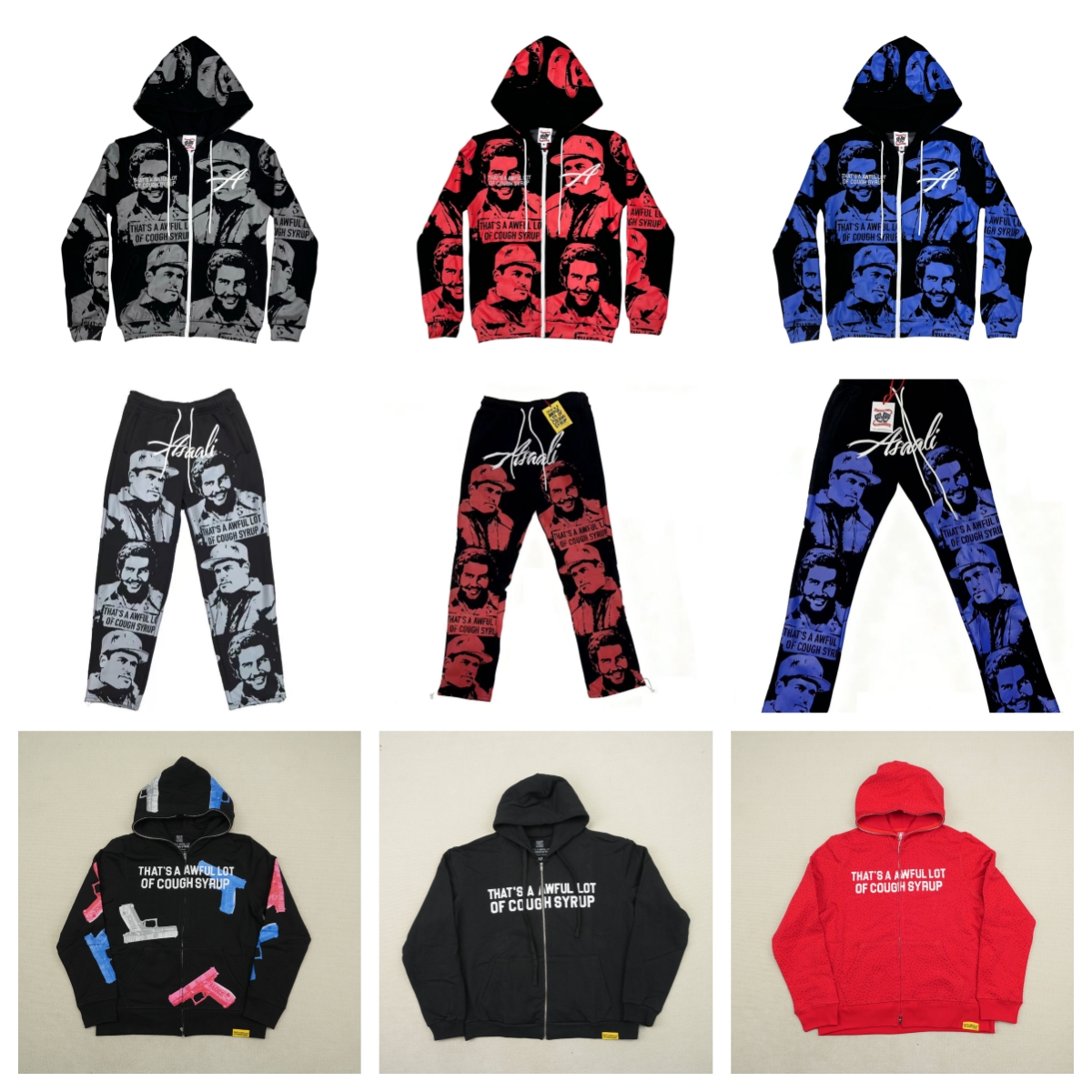 thats a awful lot of caugh syrup hoodie designer men hoodie with a full diamond zipper hoodie, pure cotton