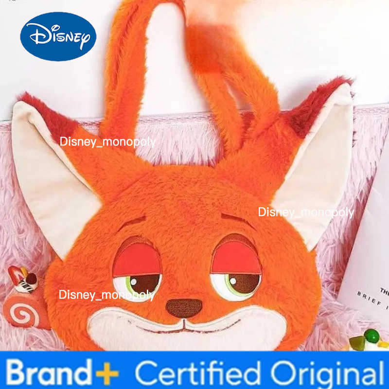 Disney Judy Hopps Nick Wilde cute creative kawaii doll crossbody bag personalized anime movie cartoon plush shoulder bag gift H251225