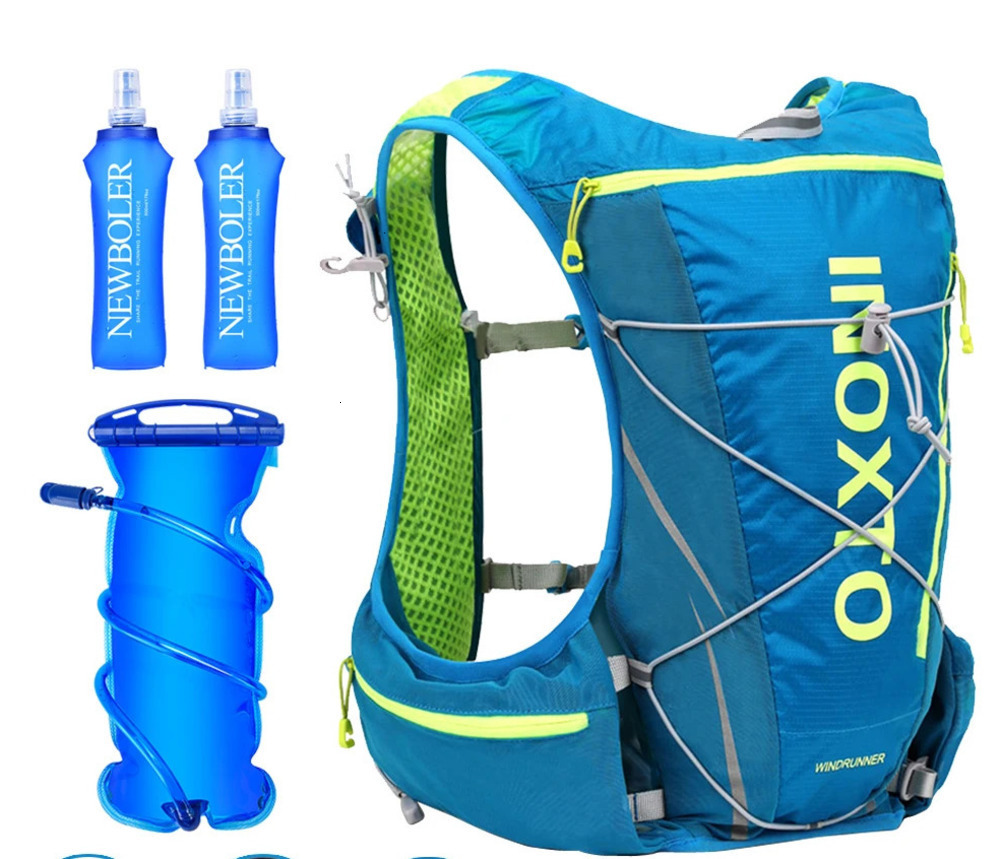 8L Running Hydration Vest Backpack Men Women Outdoor Sport Bags Trail Marathon Jogging Hiking option Water Bag Flask 240711