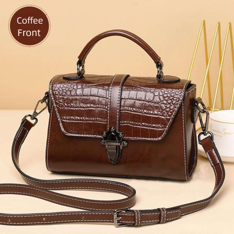 Luxury shoulder bag handbag Hobo women's summer new fashionable multifunctional leather niche flip shoulder bag