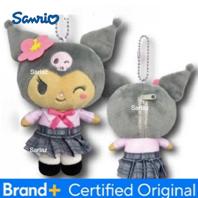 Sanrio Anime Peripherals Japanese High School Uniform Hellokitty Kuromi Jk Series Backpack Pendant Cute Keychain Girl Gifts H251225