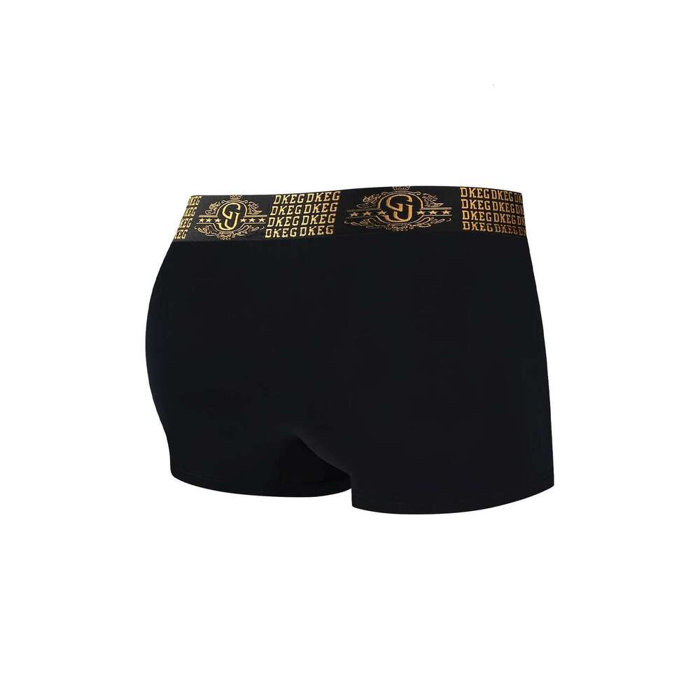 DKEG light black gold men's ice cool feeling underwear boys anti-bacterial crotch shorts head 4 combination X251225