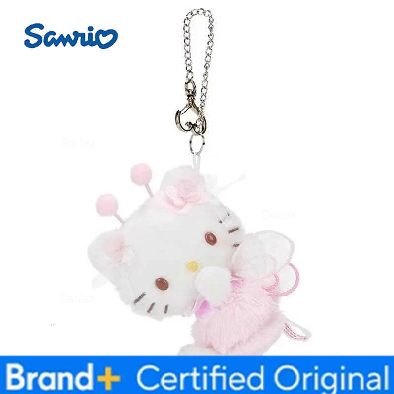 Sanrio Kuromi My Melody Kawaii Cartoon Plush Toys Keychain Cinnamoroll Hello Kitty Backpack Pendant Decoration Girl Holiday Gift H2512251