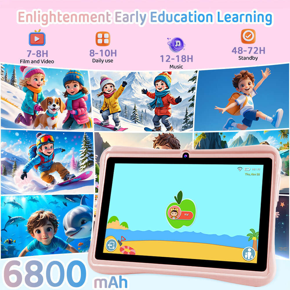 Famous Brand Cross Border Hot Item Npad Inch Children S Supports Wifi Android Tablet Computer For Early Childhood Education And Learning CKS