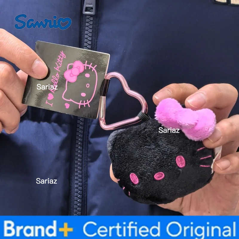 Sanrio 2025 Japanese Kawaii Hello Kitty Plush Doll Cartoon Backpack Pendant Keychain Creative Childrens Birthday Gift H251225