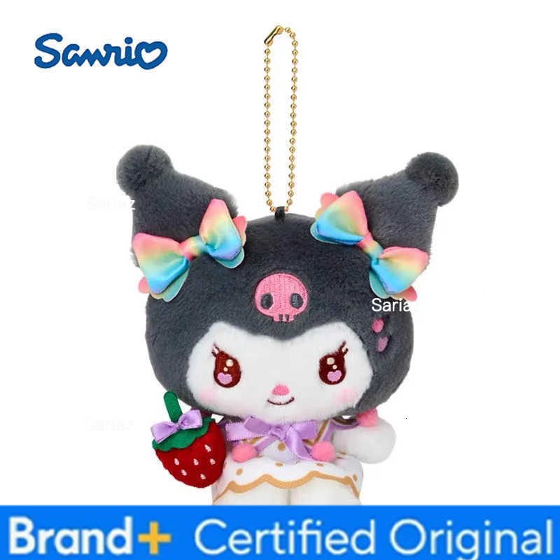 Sanrio Kawaii hello kitty Cogimyun my melody Strawberry News 50th anniv Series anime plush Keychain Cute Backpack Pendant Gift H251225