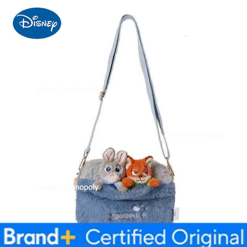 Disney Hot Anime Zootopia 2 Crossbody Bag Cartoon Judy Nick Doll Large Capacity Hand-held Backpack Gifts H251225