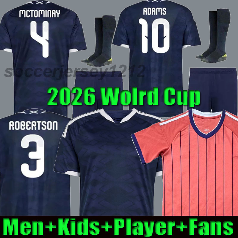 2026 SCoTlaNd World Cup Soccer Jersey 25 26 27 ScoTTisH MCGINN Football Shirt Kids Kit Set player fans 150 Years Anniversary Men 2025 ROBERTSON FARSER Adams CHRISTIE 2