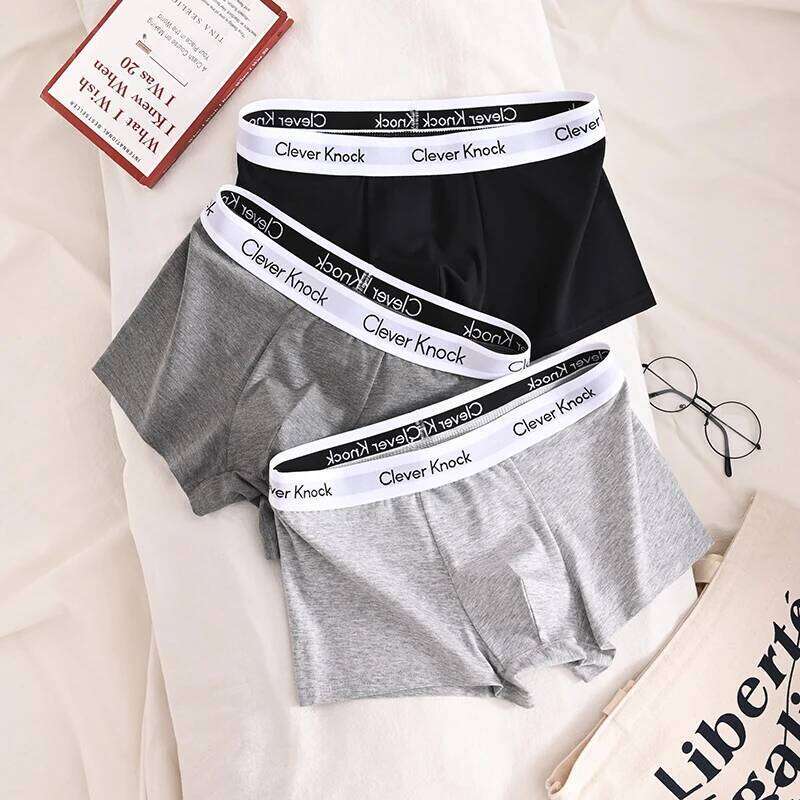 1Pcs Boxer Shorts Men's Underwear Sexy Panties Cotton Solid Man Underpants Male Boxers Homme U Convex Lingerie Free Shipping X251225