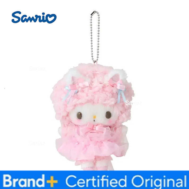 Sanrio Anime New Hello Kitty My Melody Kuromi Plush Toy Pendant Y2K Japanese Cartoon Popular Plush Toy Bag Keychain Pendant Gift H251225