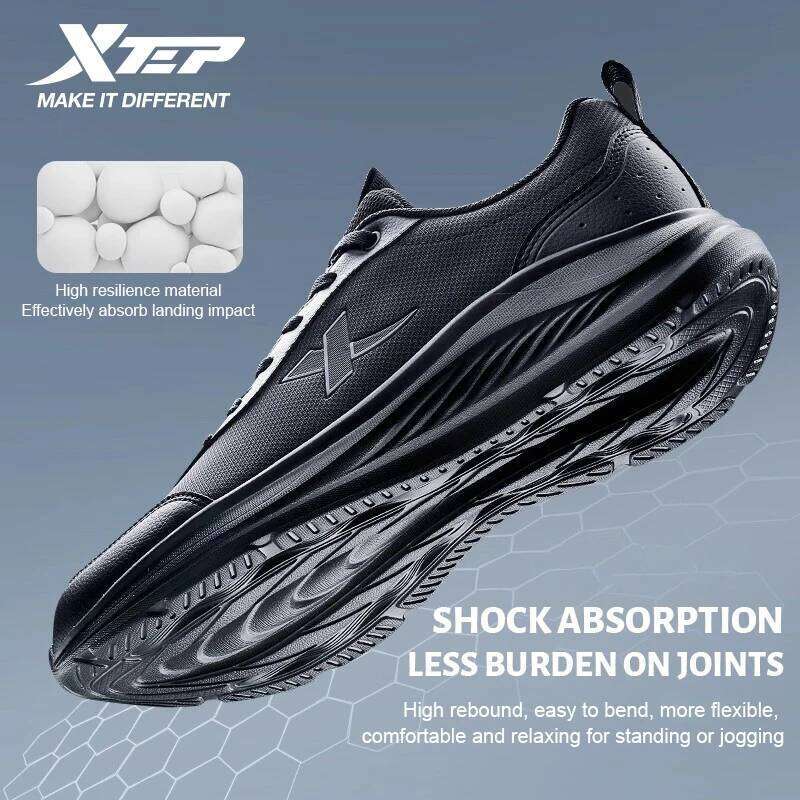 Xtep Running For Men Shock Absorption Cushioning Lightweight Sport Shoes Rubber Training Comfortable Sneakers 875419110052 X251225