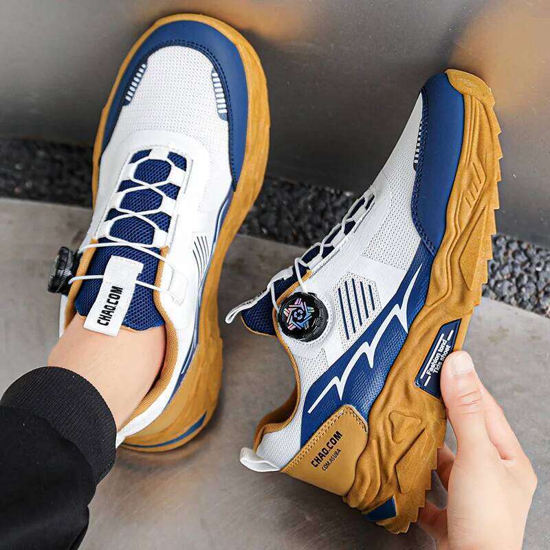 New Cushioning Running Shoes For Men Suitable Heavy Runners Lace Up Sports Women Non-slip Outdoor Athletic Male Sneakers X251225