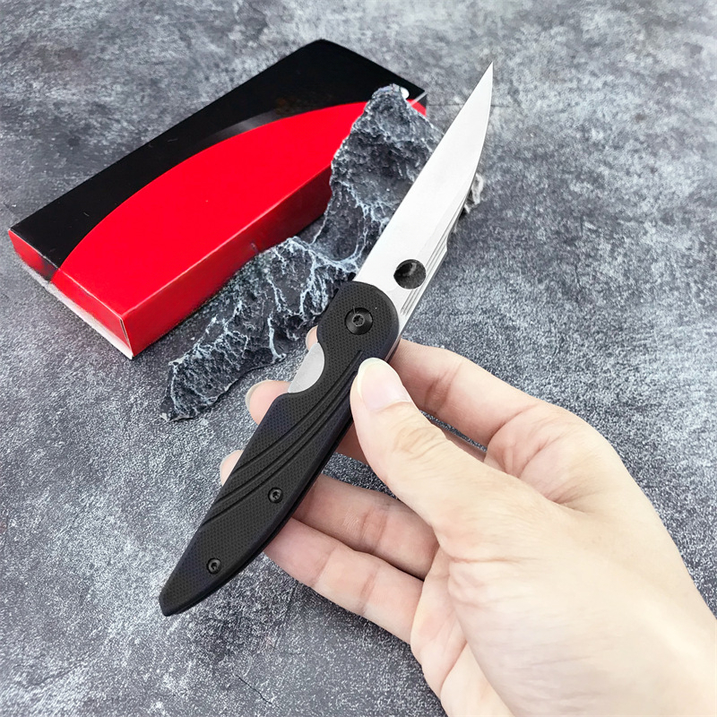 C153 Folding Outdoor Pocket knife Multi-functional EDC tool Camping Tactical Hunting Knife D2 blade G10 Handle
