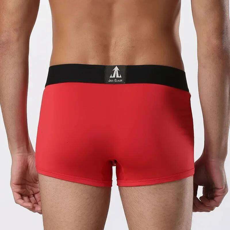 10Pcs/Lot Sexy Shorts Solid Color Breathable for Men's Underwear Comfortable Boxer Male X251225