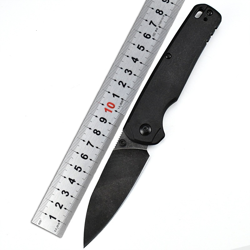 KS 6105 Folding Knife CPM MagnaCut PVD Blade Anodized Aluminum Handles Outdoor Camping Survival Knife