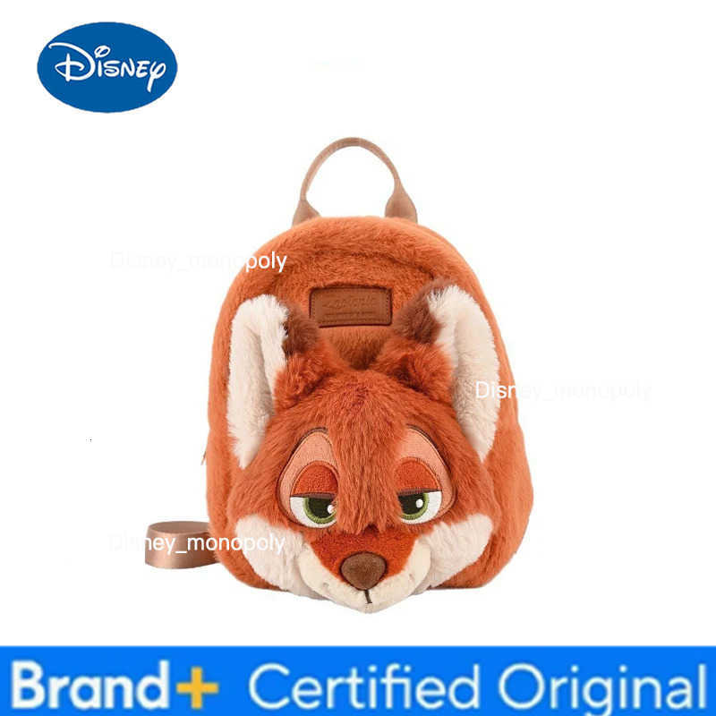 Disney Zootopia 2D Bag Nick Wilde Judith Laverne Hopps Plush Bag Cartoon Cute Doll Bag Couple Bag Birthday and Christmas gift H251225