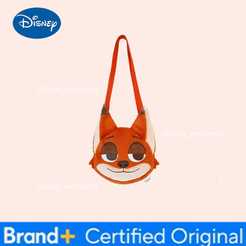 Disney Zootopia Women Bags Soft Plush Wallets Cartoon Cards Keys Purse Crossbody Shoulder Strap Handbag Female Storage Bags Gift H251225