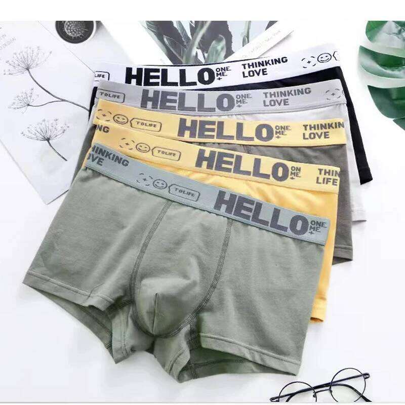 6pieces Mens Underwear Pure Men Panties Breathable Boxer Shorts Comfortable soft X251225