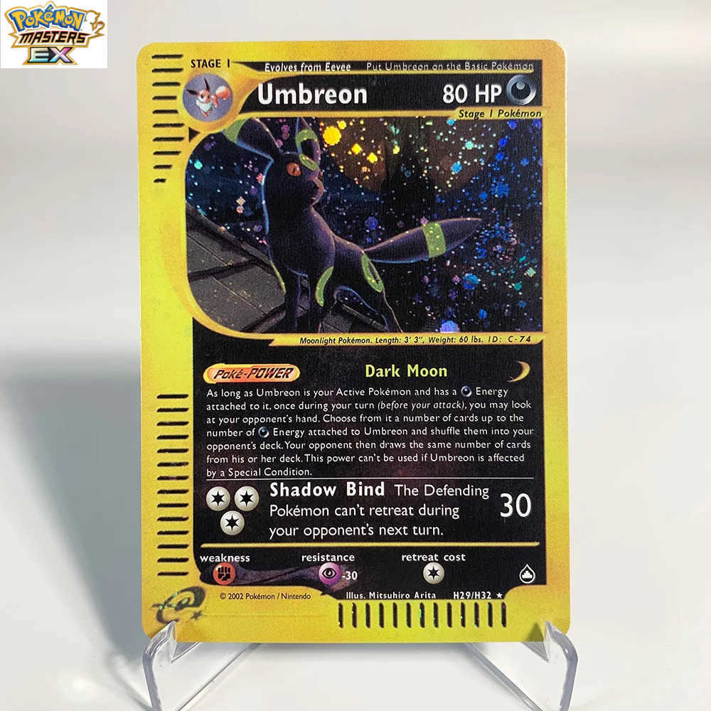Umbreon Pokemon Proxy Cards UmbreonV/VMAX Series Cards Hobbies Rare Collection Battle Cards Toys Gifts L251225RLPS