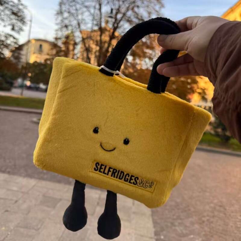 2025 New Plush Cute Cartoon Handbag Versatile Commuter Large Capacity Student Tote Bag