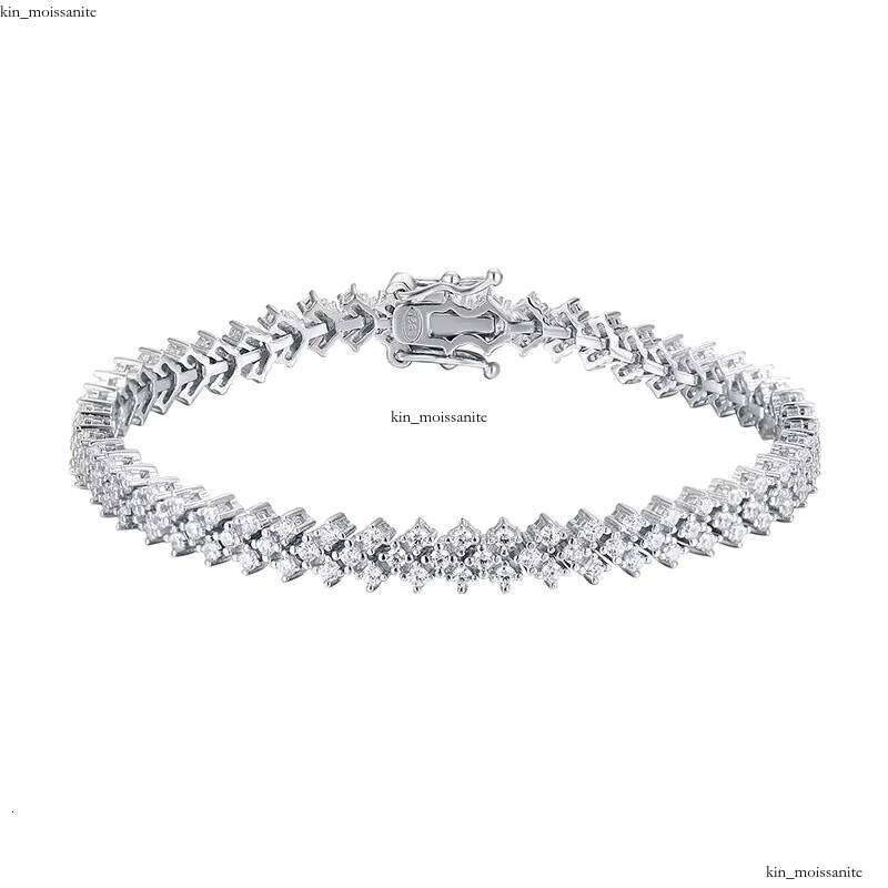 5.2mm VVS Moissanite Bracelet for Men and Women High-end Jewelry