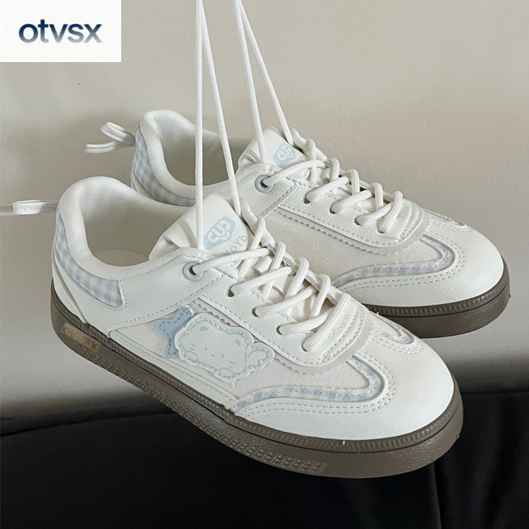 Otvsx's new Korean style sports shoes, autumn niche design trend, cartoon cute shoes, lightweight and fashionable casual shoes, campus shoes