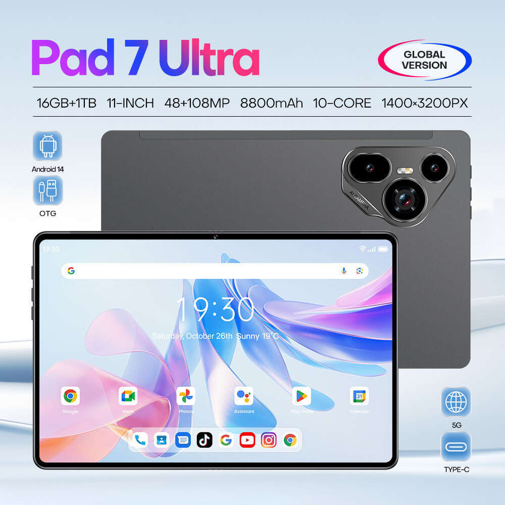 Famous Brand New Hot Selling Cross Border Tablet Pad Ultra T Android HD Screen Wholesale CKS