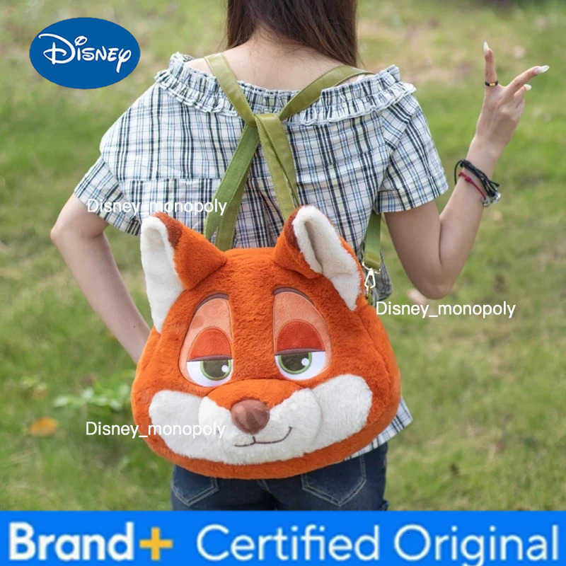 Disney New Zootopia Big-face Backpack Everyday Versatile Cartoon Judy Hopps Shoulder Bag Anime Merchandise Holiday Gift Commuting H251225