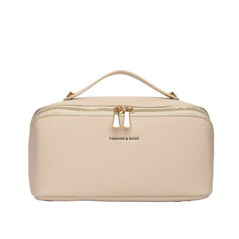 Amazon Cross-Border New Lychee Pattern Makeup Large Capacity High-Value Cosmetic Storage Travel Toiletry Bag