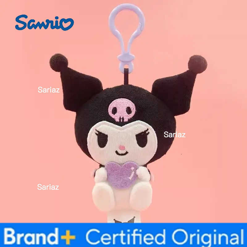 Sanrio Hello Kitty Plush Bag Pendant My Melody Plushies Kuromi Cinnamoroll Pompom Purin Plush Pendant Doll Kids Birthday Gifts H251225