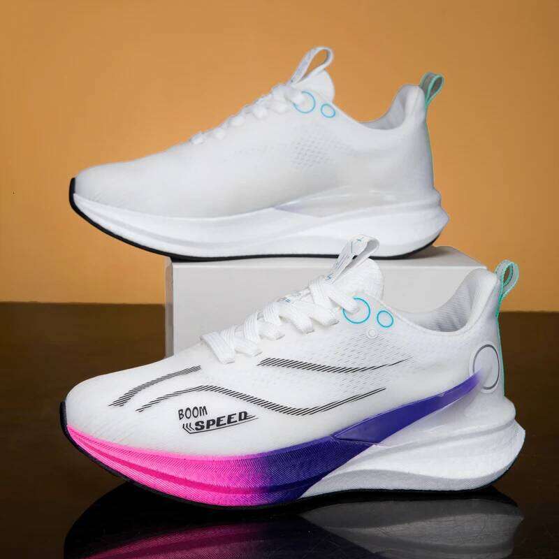 Men's and women's professional carbon board running marathon shock absorption breathable non-slip sports shoes X251225