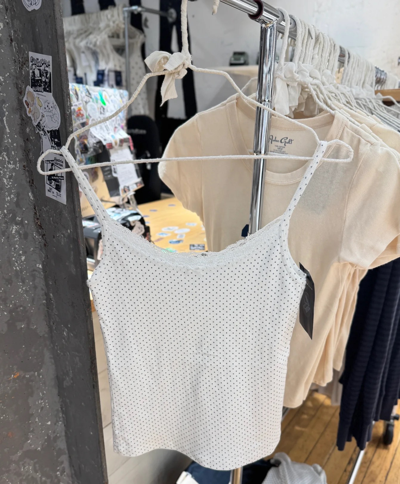 Blue Heart Eyelet Vest Summer Bow Slim Trousers Women Cotton Sweet Home Pajama 241230