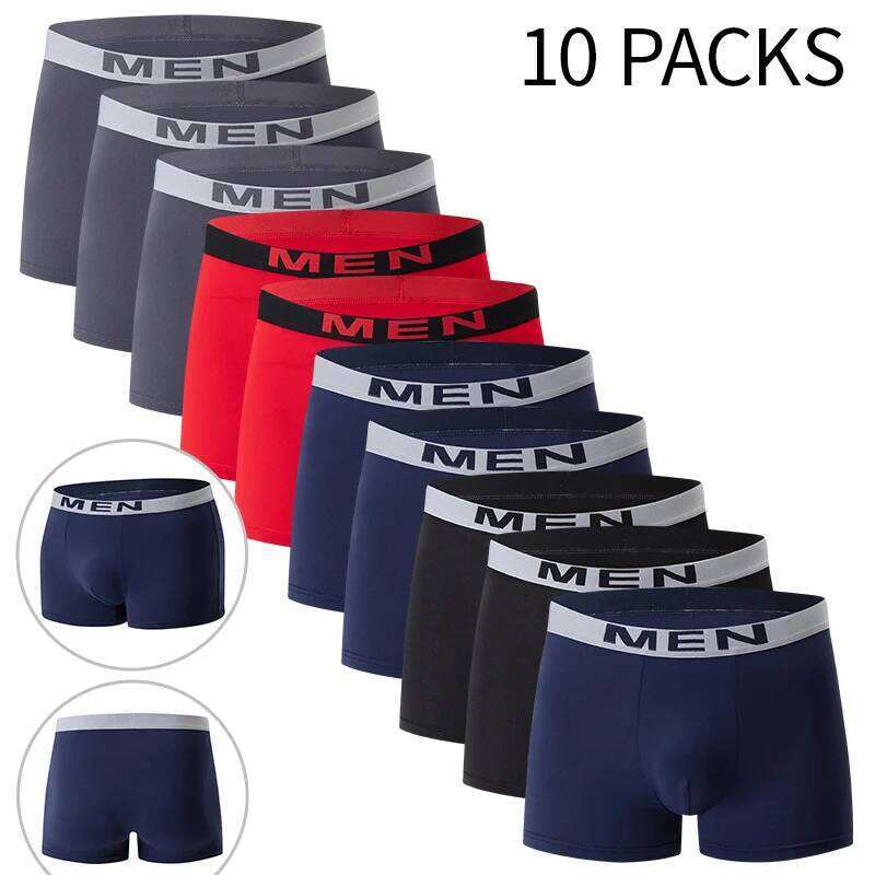5/10 Pcs Men's Fashionable Printed Multi-color Combination Youth Casual Sports Underwear Boxer Shorts Home Pant X251225