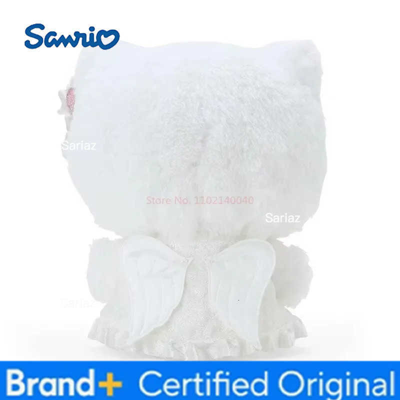 Sanrio Hot Hello Kitty Angel Demon Series Plush Pendant Bag Decoration Essential Keychain Pendant Doll Girls Xmas Birthday Gifts H251225