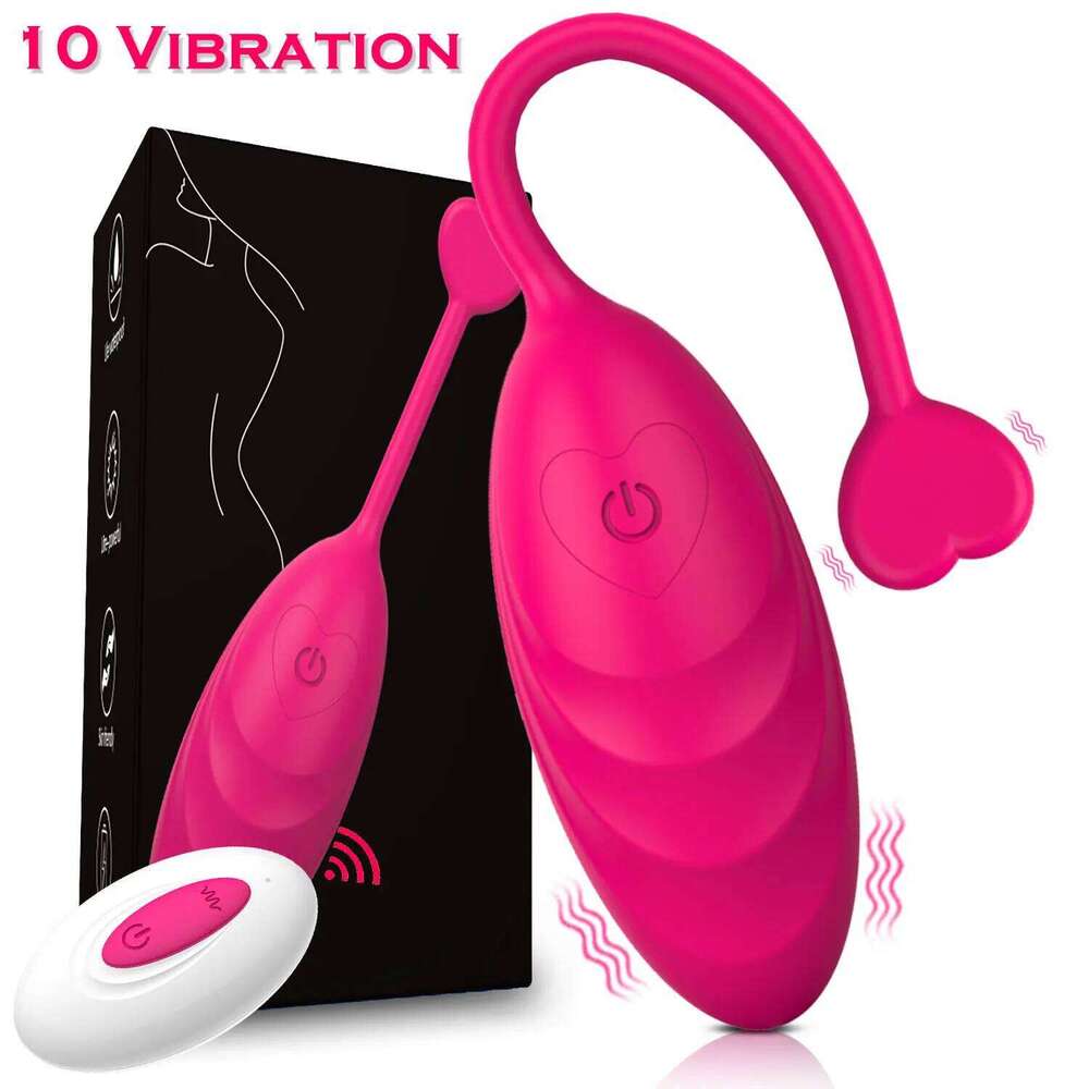 Female Vibrating Egg Dildo G-Spot Orgasm Vibrator 10 Modes Clitoris Massager Adult Sex Toys for Women Couple with Remote Control 25L1225