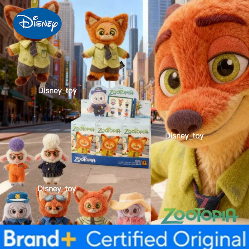 Disney Trendy Zootopia Collectible Vinyl Blind Box with Cute Cartoon Plush Toy Pendant Unisex Surprise Mystery Gift for AllAge H251225