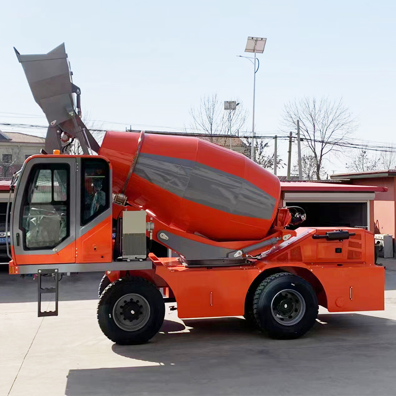 Self-Loading Mixer with Emergency Stop | Time-Saving Safety Features for Enhanced Work Progress