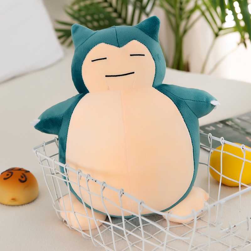 Pokemon Doll Pokemon 30-60Cm Lovely Pokmon Snorlax Plush Toys Big Anime Character Snorlax Doll Soft Stuffed Pillow Cushion Birthday Gifts Hot Sell