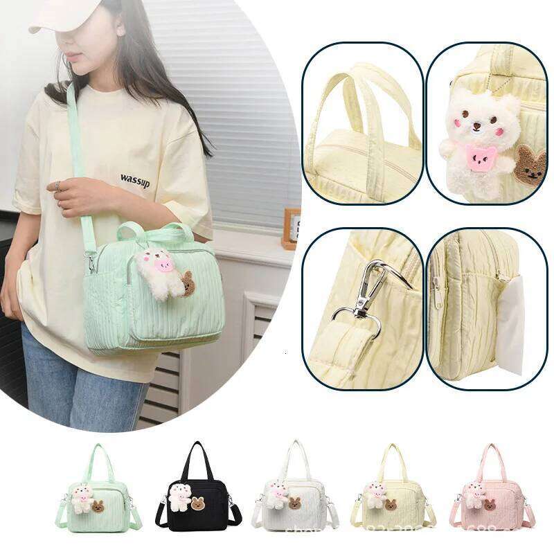 2024 Maternity Cute Bunny Multi-Functional Mommy Bags Lightweight Outing Travel Baby Stroller Diaper Bag Portable Handbag X251225